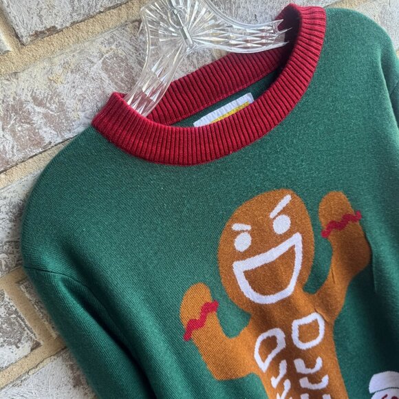 Tipsyelves Long Sleeve Crewneck Ginger Roid Rage Ugly Christmas Sweater Size XL - Picture 5 of 8